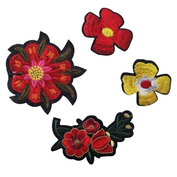 SYMÆRKER 4 stk .blomster 